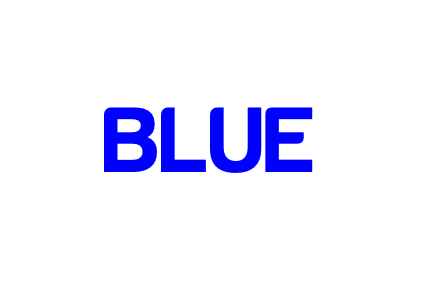 BLUE 